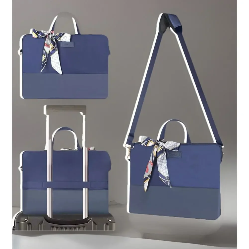 Kamlui Laptop Bag 15.6 Inch for Women Carrying Computer Shoulder Messenger Case